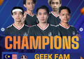 PUBGM SEA Esports Championship 2021 Usai, Geek Fam Berhasil Jadi Juara