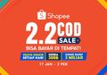 Sudah Dimulai! Voucher Promo Shopee 2.2 COD Sale, Pasti Diskon Rp100 Ribu untuk Belanja Cerdas Semua Produk