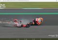 MotoGP Mandalika 2022 - Kronologi Marquez Terlempar dari Motor di Kecepatan 175 Km/jam