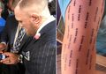 Terinspirasi Dari Jas Conor McGregor Bertuliskan Fu*k You, Cowok Ini Nekat Bikin Tattoo Dengan Motif yang Sama di Lengan