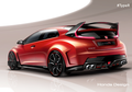 New Civic Type R Concept Akan Hadir di Geneva Motor Show 2014