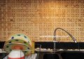 Anyaman Bambu untuk Back Panel Dapur