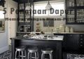 Dapur Memikat dengan Hitam-Putih