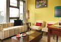 Lime Green Segarkan Ruang Tamu