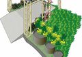 Carport Pergola Bambu, Apik!
