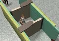 Pintu untuk Memblokir Penyusup Bersenjata