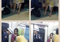 Foto Facebook: Supriatna, Petugas KRL Serpong-Tanah Abang yang Rela Jongkok Demi Obati Penumpang