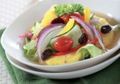 Mixed Vegie Salad With Fruit Dressing