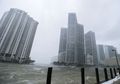 Akibat Hantaman Badai Irma, Gedung-gedung Pencakar Langit Ini Seperti Berada di Tengah Lautan