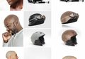 Lucu, Helm Kulit Ini Bergambar Kepala Manusia Lengkap dengan Telinganya, Ada yang Mau Mencobanya?