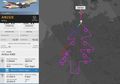 Wow, Pilot Pesawat Airbus A380 Ini ‘Gambar’ Pohon Natal di Langit, Hasilnya Sungguh Menakjubkan