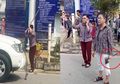 (Video) Tertahan oleh Mobil yang Parkir Sembarangan, 2 Ibu Ini Mengamuk dengan Kapak dan Tiang Logam