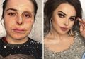(Foto) Kekuatan Make-Up Sulap Wanita-wanita Ini Menjadi Seperti Selebritas Hollywood