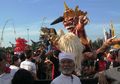 Perayaan Tawur Agung Nyepi dengan Pawai Budaya Nusantara
