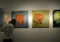 Pameran Lukisan Karya Seekor Gajah India