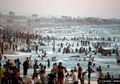 Warga Palestina di Pesisir Gaza