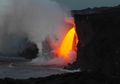 "Air Terjun" Lava yang Jatuh ke Samudra Pasifik dan Legenda Dua Saudara