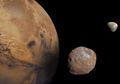 Benarkah Hantaman Pada Mars Ciptakan Adanya Phobos dan Deimos?