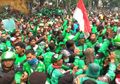 Demo Sopir Gojek, Baku Hantam Nyaris Pecah
