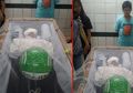 Kisah Haru Sopir Gojek Disemayamkan Bersama Helmnya, Ini yang Terjadi