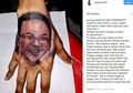 Tunjukkan Dukungan, Young Lex Bikin Tato Gambar Wajah Ahok di Tangannya