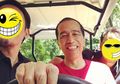 Bikin Ngakak, Begini Ekspresi Desta dan Vincent saat Disopiri Presiden Jokowi Keliling Istana