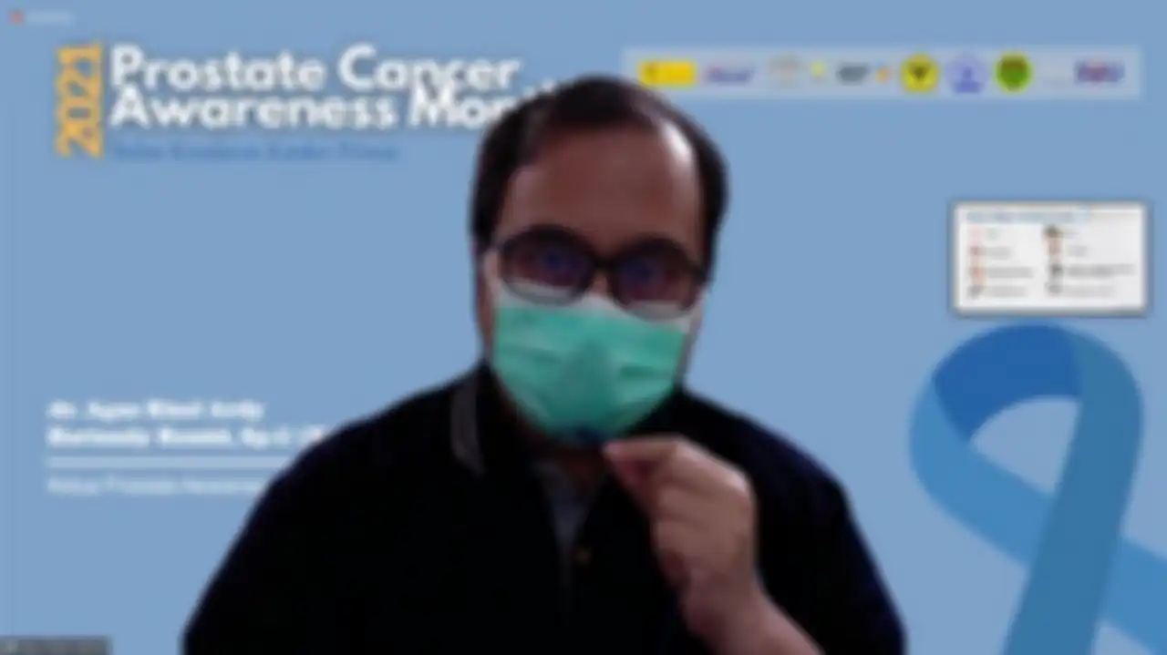 dr. Agus Rizal Ardy Hariandy Hamid, Sp. U (K) Ph. D, Ketua Prostate Cancer Awareness Month.