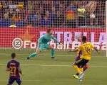 VIDEO - Gol Aubameyang Buat Kiper Termahal dalam Sejarah Barcelona Bengong