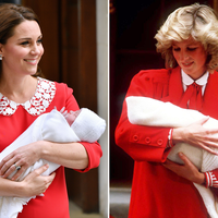Untuk Menghormati Putri Diana, Kate Middleton Kenakan Pakaian yang Sama Saat Memperkenalkan Putranya ke Dunia