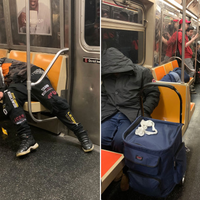 Tubuh Bergeletakan Sekenanya dengan Sampah Bertebaran, Inilah Suasana Suram Gerbong-gerbong 'Subway' AS yang 'Dibajak' para Tunawisma Selama Pandemi Corona