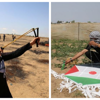 Hanya Bermodal Ketapel dan Layang-layang, Pemuda Palestina Berhasil Jatuhkan Drone Canggih Israel dan Bikin Wilayah Lawan Kebakaran
