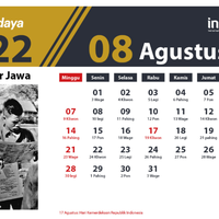 Selain HUT RI ke-77, Ini Sederet Hari Peringatan Nasional dalam Kalender Bulan Agustus 2022