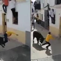 (Video) Ngeri! Diseruduk Banteng Saat Festival, Pria Spanyol Ini Akhirnya Meninggal