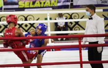Cuma Bawa 7 Atlet, Sulawesi Utara Rebut 4 Medali Muay Thai di PON XX Papua 2021