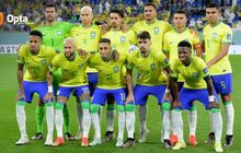 PIALA DUNIA 2022 - Brasil Catatkan Sejarah, Sudah Turunkan Satu Skuad Berisi 26 Pemain 