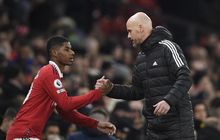 Baru Cetak Satu Gol, Marcus Rashford Tetap Dibela Erik ten Hag