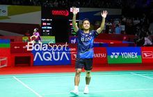 Hasil Thomas Cup 2024 - Penakluk Viktor Axelsen Bukan Masalah, Anthony Persembahkan Angka Pertama untuk Indonesia