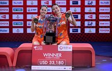Thailand Open 2024 - Kalahkan Ana/Tiwi, Ganda Putri Thailand Akhiri Penantian 8 Tahun Saat Hampir Dekati Akhir Karier