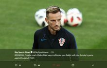 UEFA Nations League - Cedera, Kroasia Minus Ivan Rakitic Kontra Inggris