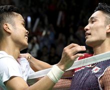 Live Streaming Final Singapore Open 2019 - Pertarungan Anthony Ginting vs Kento Momota Siap Tersaji