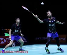 Aksi Protes 'Tengil' Mohammad Ahsan Bikin Penonton Fuzhou China Open 2018 Ngakak, Ini Videonya