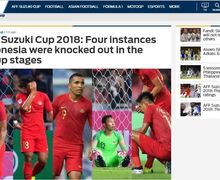 Media Asing Soroti 4 Momen Kekalahan Timnas Indonesia dari Fase Grup Selama Ajang Piala AFF