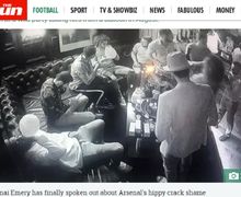 Pesta Berbahaya dengan Gas Nitro Oksida, Para Pemain Arsenal Teler