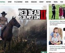 Gokil! Gaya Koboi Edinson Cavani di Poster Game Red Dead Redemption II