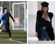 Thibaut Courtois Dikolongin Lagi, Wanita Cantik Ini Tetap Bersorak Bangga Untuknya