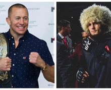 UFC Halangi Niat Khabib Nurmagomedov Bertarung Lawan Georges St-Pierre