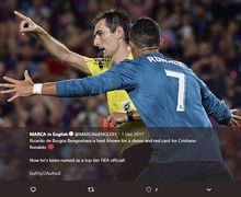Madrid Vs Barcelona - Wasit Ricardo De Burgos Kembali Bertugas, Masih Ingat Momen Kontroversinya dengan Cristiano Ronaldo?