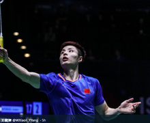 Hasil Piala Thomas 2020 - Shi Yuqi Mundur di Detik Terakhir, Kento Momota Bawa Jepang Unggul 1-0