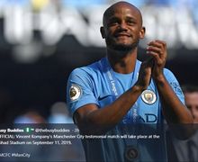 Fan Manchester City Bikin Petisi Minta Vincent Kompany Dibuatkan Patung