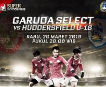 Babak Pertama Garuda Select Vs Huddersfield U-18, Sutan Zico dkk Tertinggal 2 Gol